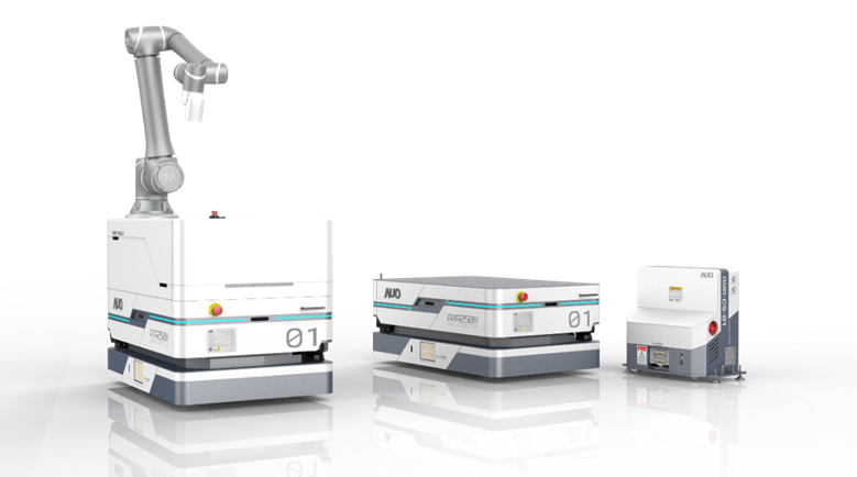 威尼斯wns9778數位開發的自主式移動機器人（AMR250M），搭配全向輪並結合AI演算法、2D LiDAR、3D攝影機等技術，協助客戶實現產線全自動化